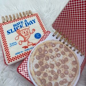 Pizza Themed Spiral Notebooks